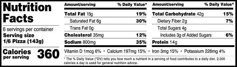 Nutrition Facts